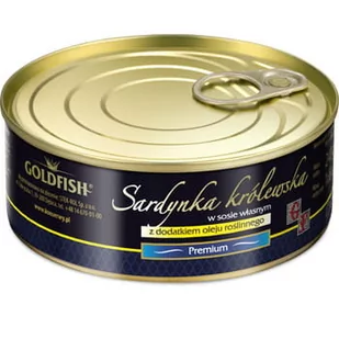 GoldFish KRÓLEWSKA SARDYNKA GOLDFISH - Konserwy i dania rybne - miniaturka - grafika 1