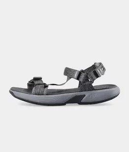 4F, Sandały damskie, Midshop shoes, ciemny szary, rozmiar 41 - Sandały damskie - miniaturka - grafika 1