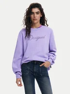 Bluzy damskie - Desigual Bluza 25SWSK16 Fioletowy Regular Fit - miniaturka - grafika 1