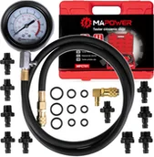 Diagnostyka samochodowa - MIERNIK CIŚNIENIA OLEJU PRÓBNIK TESTER DO MIERZENIA 10 ADAPTERÓW WALIZKA - miniaturka - grafika 1