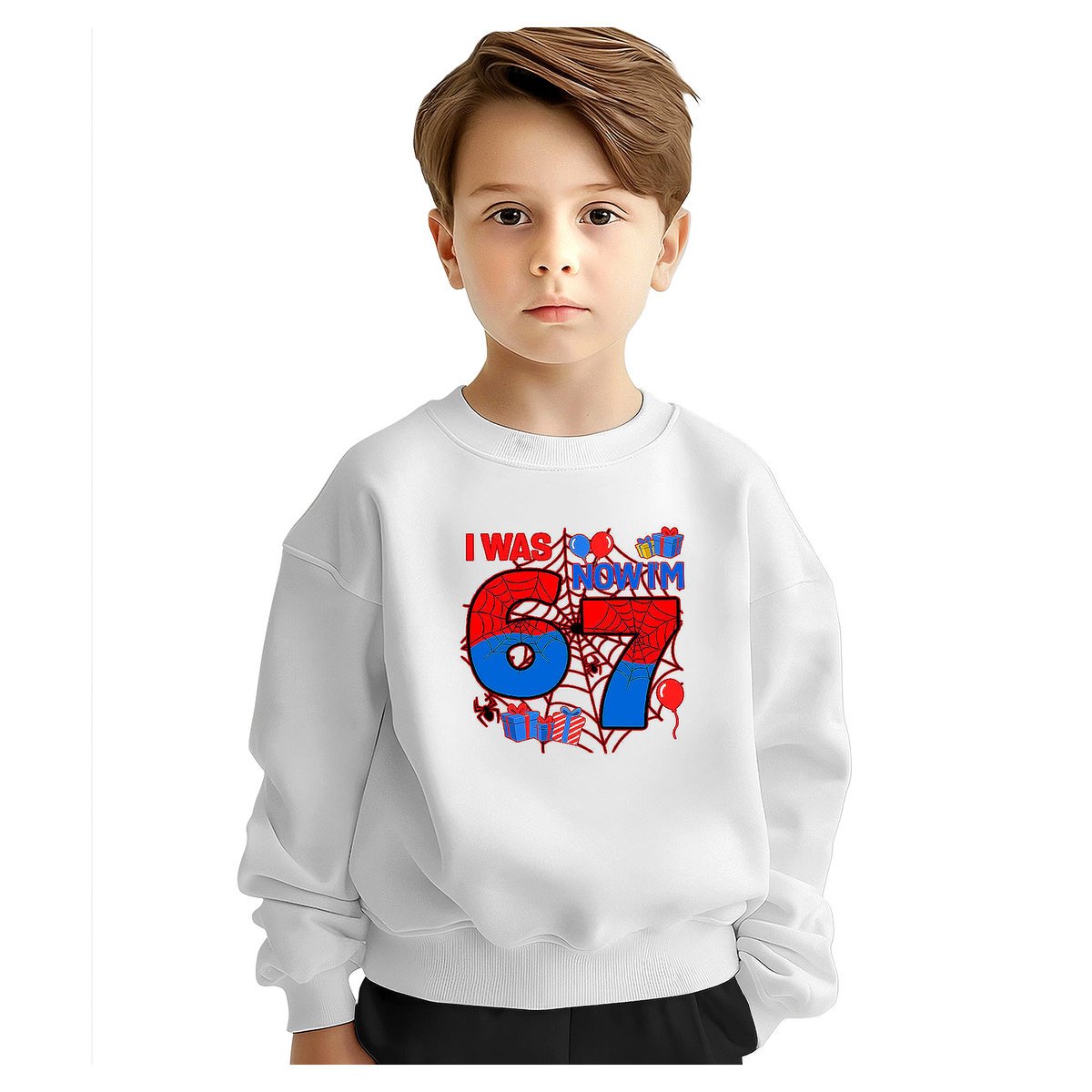 BLUZA DZIECIĘCA 67 SIX SEVEN VIRAL 134-140 DLA CHŁOPCA DZIEWCZYNKI