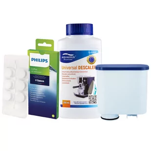 Zestaw Philips - AL-Clean, Uniwersalny Odkamieniacz 250ml, Philips CA6704/10 Tabletki Czyszczące - Akcesoria i części do ekspresów do kawy - miniaturka - grafika 1