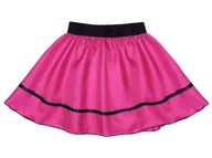 Sukienki i spódniczki dla dziewczynek - SPÓDNICZKA POLIESTER FUKSJA 40cm - miniaturka - grafika 1