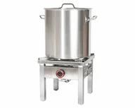 Piece, kotły  i płyty grzejne gastronomiczne - Taboret gazowy 7kw Egaz + garnek 43l zestaw - miniaturka - grafika 1