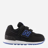 Buty dla chłopców - Buty sportowe chłopięce New Balance 574 IV574IG1 22.5 (6US) Czarne (196307215169) - miniaturka - grafika 1