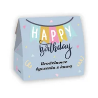 Herbata - Urodzinowa torebka z kawą - zestaw 5 saszetek z świeżo zmieloną kawą o różnych smakach : waniliowa, orzech laskowy, karmelowa, irish creme, kokosowa - miniaturka - grafika 1