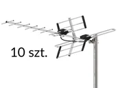 Anteny TV - Antena  DVB-T ATD31S VHF/UHF MUX8 pasywna 10-pak - miniaturka - grafika 1