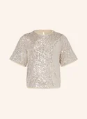 Bluzki damskie - Only Bluzka Z Cekinami weiss - miniaturka - grafika 1
