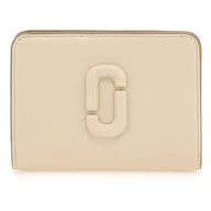 Portfele - Marc Jacobs Women's The Mini COMPACT Travel Accessory-Passport Wallet, Cloud White, Cloud White, Mini - miniaturka - grafika 1