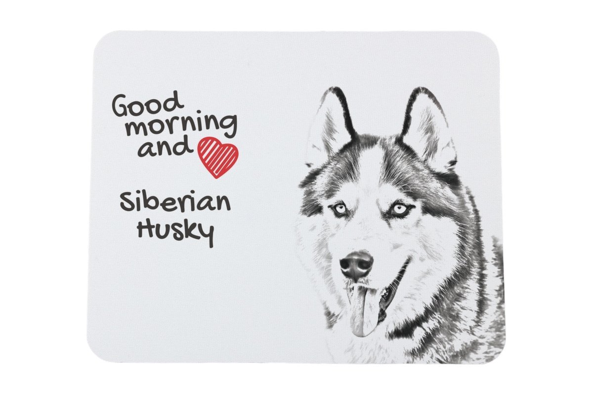 Husky syberyjski podkładka pod mysz z psem Art-Dog