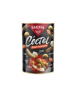 Pasztet i przetwory mięsne - Mix warzywno owocowy SARASA ''Coctel Mediterraneo'' puszka 4200g / zielone oliwki, cebulki koktajlowe, małe korniszony, papryka, marchew oraz papryc.. - miniaturka - grafika 1