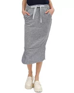 Spódnice - LARIME Damska spódnica sweter Cynia szary kolor rozmiar 36, szary, 36 - miniaturka - grafika 1