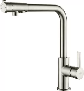 Bateria BLUE WATER ROYAL w kolorze stal szczotkowana INOX (BW-5901730617689) - Baterie kuchenne - miniaturka - grafika 1