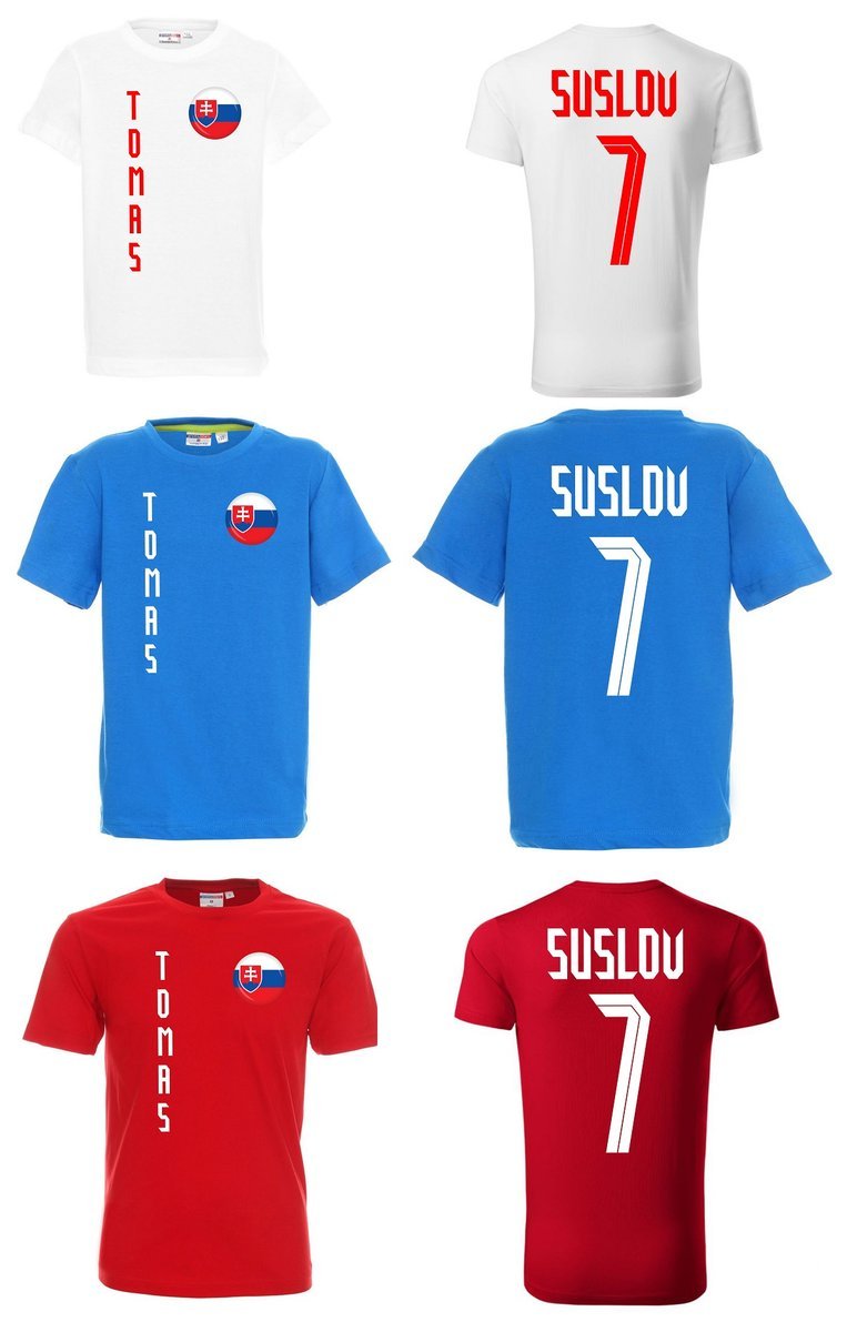 Koszulka Słowacja TOMAS SUSLOV 7 Jr