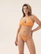 Majtki damskie - Majtki stringi Saoui Bloovii pomarańczowy L - miniaturka - grafika 1