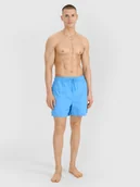 Kąpielówki męskie - 4F Spodenki plażowe boardshorty męskie - niebieskie L - miniaturka - grafika 1