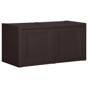 vidaXL Skrzynia na poduszki, brązowa, 86x40x42 cm, 85 L vidaXL - Pudełka i szkatułki - miniaturka - grafika 1