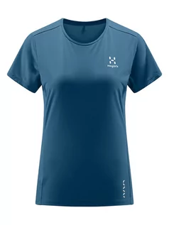 Koszulki sportowe damskie - Haglöfs Koszulka funkcyjna "L.I.M Tech" w kolorze niebieskim - grafika 1