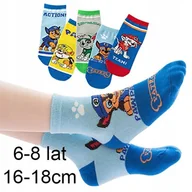 Skarpetki damskie - SKARPETY dziecięce BAWEŁNIANE skarpetki PSI PATROL 16-18cm CHASE 6-8lat - miniaturka - grafika 1