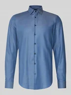 Koszule męskie - Koszula biznesowa o kroju slim fit z listwą guzikową - miniaturka - grafika 1