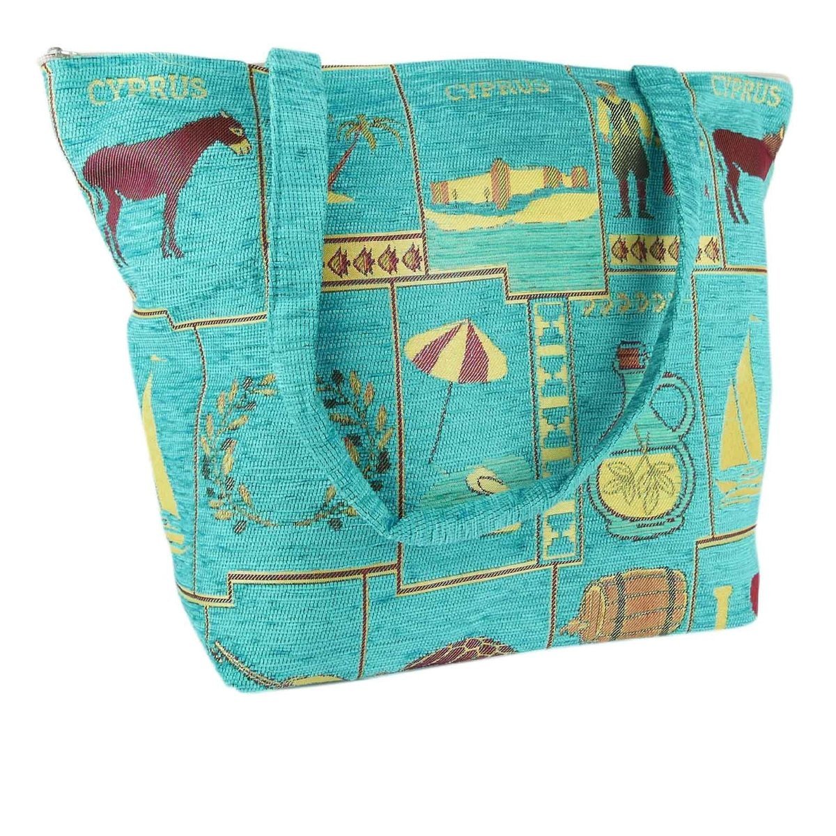 Torebka Torba Damska Duża Shopper Na Zakupy Plaże Turecka Orientalna Szenil