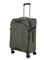 Walizki - Walizka średnia poszerzana Travelite Briize - khaki - miniaturka - grafika 1