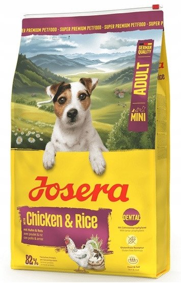 Karma dla psa JOSERA Mini Kurczak z ryżem 3 kg