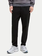 Spodnie męskie - Jack&Jones Spodnie materiałowe Ace Neo 12282533 Czarny Tapered Fit - miniaturka - grafika 1