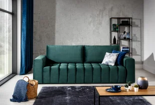 nabbi Sofa rozkładana z pojemnikiem Losta - jasnoszara - Sofy i kanapy - miniaturka - grafika 1