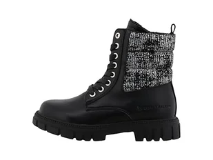 Tom Tailor Kids Dziewczęce 6370400004 modne kozaki, czarny, 33 - Kozaki damskie - miniaturka - grafika 1