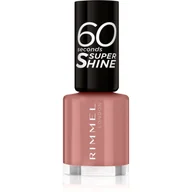 Lakiery do paznokci - Lakier do paznokci Rimmel London 60 Seconds Super Shine 230 Mauve To The Music 8 ml (3616301265207) - miniaturka - grafika 1