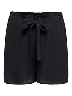 Bestseller A/S Damskie szorty ONLROMINA Life WVN NOOS, czarne, XXS, czarny, XXS - Spodenki damskie - miniaturka - grafika 1
