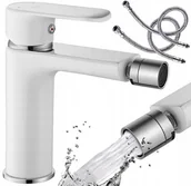 Baterie bidetowe - Rea Bateria bidetowa Bateria bidetowa Bloom White chrom B9916 - miniaturka - grafika 1