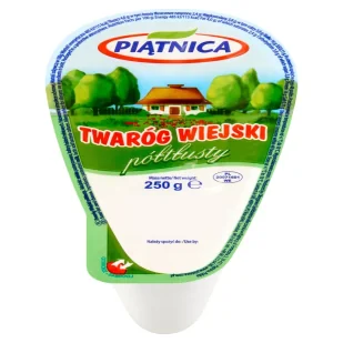 Piątnica - Twaróg Klinek półtłusty - Sery - miniaturka - grafika 1