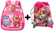 Plecaki szkolne i tornistry - Plecak przedszkolny szkolny do szkoły PSI PATROL dla dziewczynki + WOREK - miniaturka - grafika 1