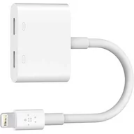 Kable komputerowe i do monitorów - Belkin Dual Lightning Audio + Charger (F8J198btWHT) - miniaturka - grafika 1