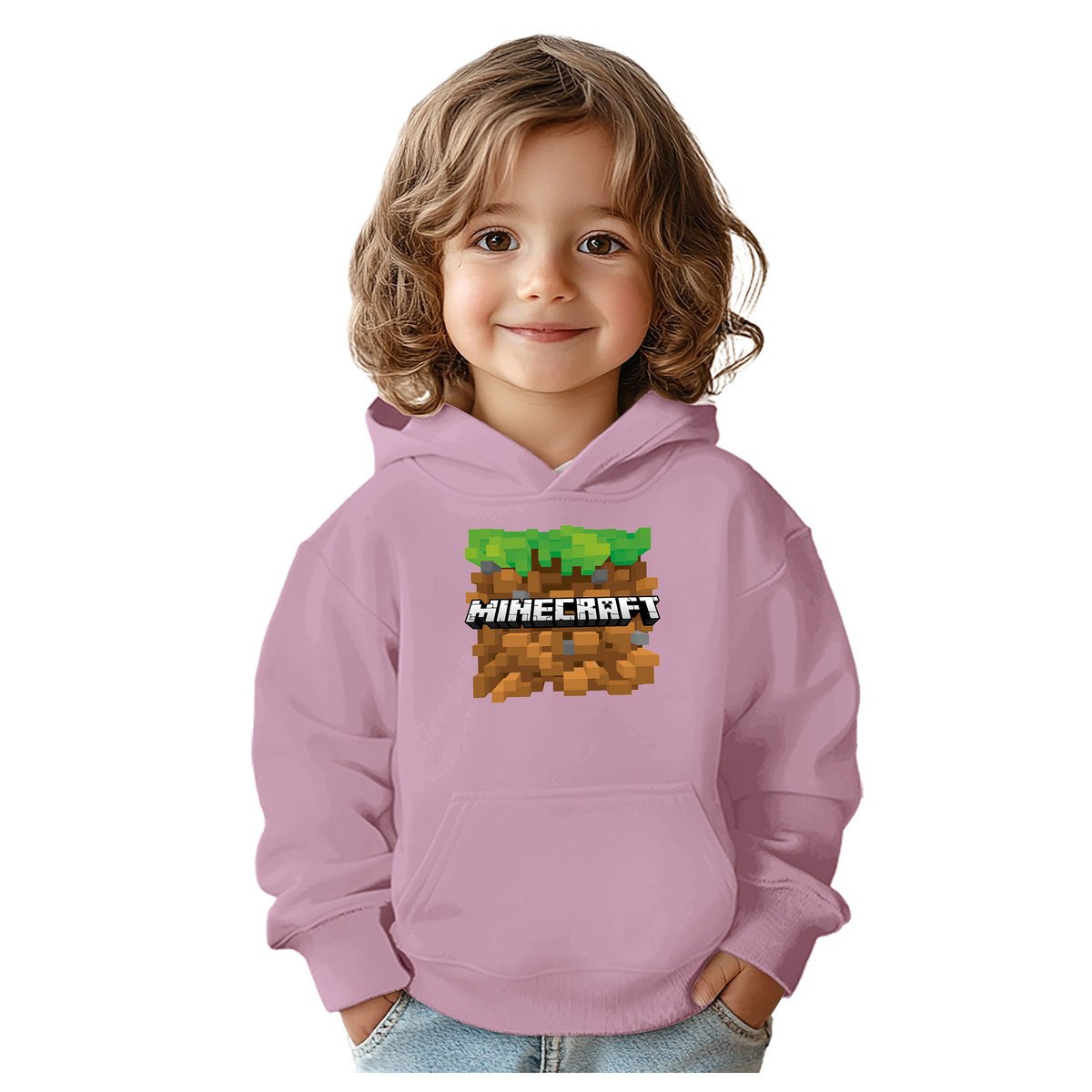 BLUZA DZIECIĘCA MINECRAFT 128-134 CHŁOPIĘCA DZIEWCZĘCA PREZENT