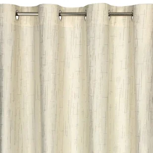 Eurofirany Zasłona Marsala kremowa 140 x 250 cm na przelotkach - Zasłony - miniaturka - grafika 1