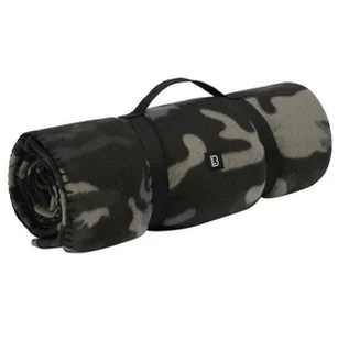 Brandit Turystyczny koc Wojskowy Zwijany Dark Camo - Koce - miniaturka - grafika 1