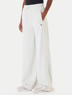 Guess Spodnie dresowe V5YB10 K0282 Écru Relaxed Fit - Spodnie sportowe damskie - miniaturka - grafika 1