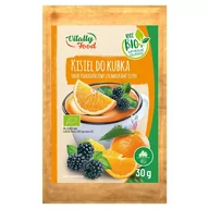 Kisiel - Kisiel do kubka pomarańczowy z owocami Vitally Food BIO, 30g - miniaturka - grafika 1