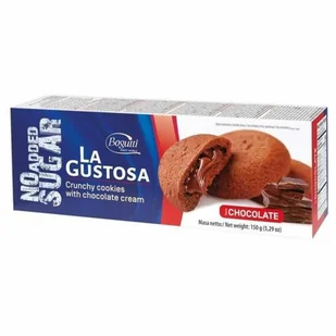 Ciastka z Kremem Czekoladowym Bez Dodatku Cukru 150 g - Bogutti - Ciastka - miniaturka - grafika 1