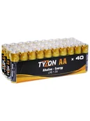 Baterie i akcesoria - TyZon 1.5 V AA alkaline batteries 40 pcs. - miniaturka - grafika 1