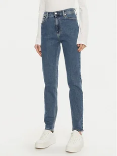 Calvin Klein Jeans Jeansy J20J224030 Niebieski Mom Fit - Spodnie damskie - miniaturka - grafika 1