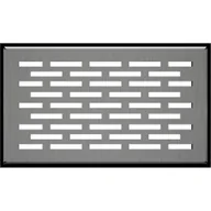 Kratki wentylacyjne - Parkanex podłogowa Floor szlifowana 110x170 stal - miniaturka - grafika 1