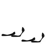 Skarpetki damskie - ESPRIT Kobiety Stopki Solid Low 2-Pack W IN Trwała Organiczna Bawełna niewidoczne jednokolorowe 2 Pak, Czarny (Black 3000), 39-42 - miniaturka - grafika 1