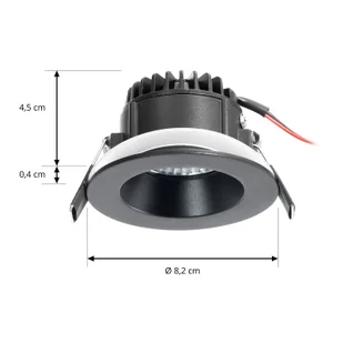 Arcchio LED downlight Aryx, czarny, 2 700K - Oprawy, klosze i abażury - miniaturka - grafika 3
