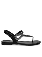 Sandały damskie - Jenny Fairy Sandały WS2590-100 Czarny - miniaturka - grafika 1