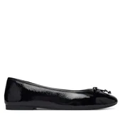Baleriny - Baleriny Tommy Hilfiger Hilifger Patent Ballet FW0FW09005 Czarny - miniaturka - grafika 1