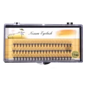 Sztuczne rzęsy i akcesoria - Sztuczne Rzęsy Nesura Kępki Rzęs 11 mm - 60 sztuk - miniaturka - grafika 1